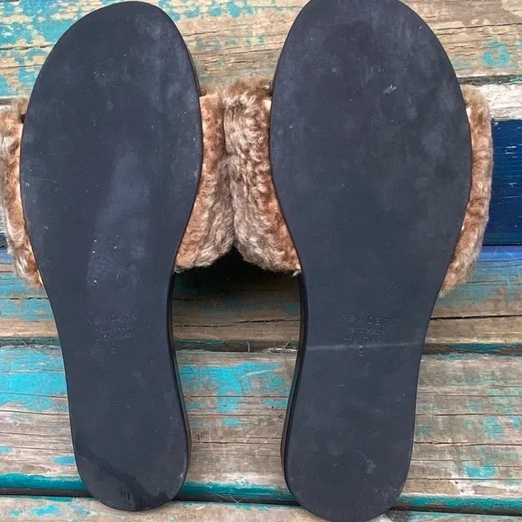NEWBARK Los Angeles Frankie shearling slides - Picture 9 of 9